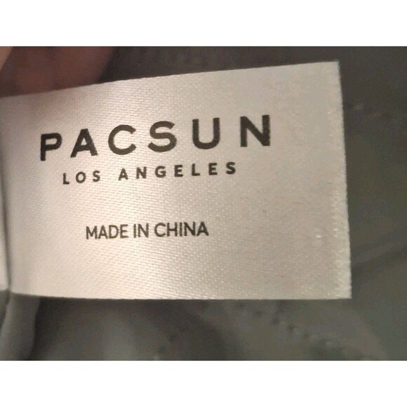 Pacsun Newport Beach Varsity Letterman Jacket Women XS/S Mint Green Ivory Clean - Picture 5 of 8